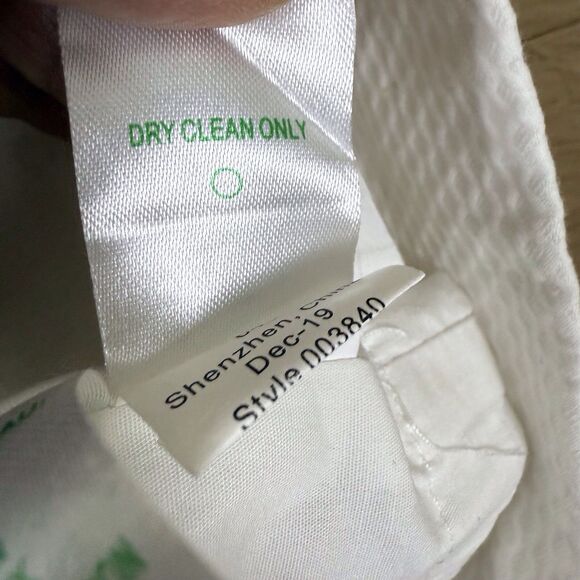 Lilly Pulitzer‎ CHARLIZE Eyelet White Shift Dress Lined Cotton Size 6 - Picture 11 of 15